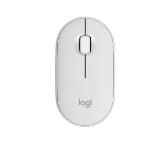 Logitech Pebble Mouse 2 M350s - TONAL WHITE - BT - N/A - EMEA-808 - DONGLELESS