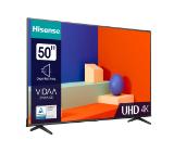 Hisense 50" A6K, 4K Ultra HD 3840x2160, DLED, DFA, Precision Colour, HDR 10+, HLG, Dolby Vision, DTS Virtual X, Smart TV, WiFi, BT, AnyView Cast, Gaming Mode, 1xHDMI2 eArc, 2xHDMI, 2xUSB, LAN, CI+, DVB-T2/C/S2, Black