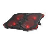 Genesis Laptop Cooling Pad Oxid 260 15.6-17.3 4 Fans, Led Light, 2 Usb