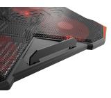 Genesis Laptop Cooling Pad Oxid 260 15.6-17.3 4 Fans, Led Light, 2 Usb