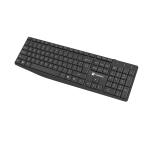 Natec Set 2 in 1 Keyboard Black Squid + Mouse Wireless US Layout