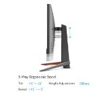BenQ MOBIUZ EX2710Q 27" IPS HDRi, 165Hz, 1ms, 2560x1440,FreeSync Prem., HDR10,B.I.+,Color Vibrance,FPS Mode, treVolo 2.1 (2Wx2+5Wwoofer), 400 cd/m2,HDMIx2, DP, USB Bx1, USB 3.0x2 Height Adj., Grey + Genesis Gaming Mouse Zircon 550 Wireless 8000 DPI Black