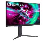 LG 27GR93U-B, 27", UltraGear IPS 1ms, AG, UHD 4K (3840x2160), 144Hz, HDR 400, 1000:1, 400cd/m2, DCI-P3 95%, USB3.0 (1up/2down), VRR, AMD Free-sync, NVIDIA G-Sync, HDMI, DisplayPort, Height Adjustable, Pivot, Tilt, Headphone Out, Black