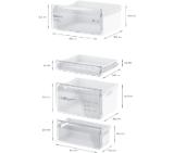 Bosch KIV86NSE0 SER2 BI fridge-freezer, LowFrost, E, 177,2 x 54.1 cm, 267l(183+84), 35dB, Eco Airflow, BigBox, sliding hinge