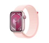 Apple Watch Series 9 GPS + Cellular 45mm Pink Aluminium Case with Light Pink Sport Loop