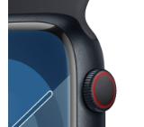 Apple Watch Series 9 GPS + Cellular 45mm Midnight Aluminium Case with Midnight Sport Band - S/M