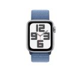 Apple Watch SE2 v2 Cellular 40mm Silver Alu Case w Winter Blue Sport Loop