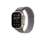 Apple Watch Ultra 2 GPS + Cellular, 49mm Titanium Case with Green/Grey Trail Loop - S/M