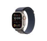 Apple Watch Ultra 2 GPS + Cellular, 49mm Titanium Case with Blue Alpine Loop - Medium