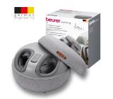 Beurer FM 120 Shiatsu foot massager + modern stool; Shiatsu and air pressure massage; Heat function; 3 massage programmes; 3 intensity levels of air compression massage; shoe size 46; washable and removable cover; wireless control