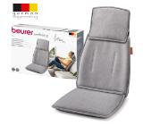 Beurer MG 330 Shiatsu massage seat cover grey - 4-head massage system, 4D massage heads, Spot function, 2 intensity levels, Ergonomic shell-shaped seat, Solid back cover, Easy-care material