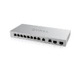 ZyXEL XGS1010-12 v2, 12-Port Gigabit Unmanaged Switch with 8-Port 1G + 2-Port 2.5G + 2-Port SFP+