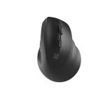 Natec Vertical Mouse Crake 2  BLUETOOTH 5.2 + 2.4GHZ BLACK 2400dpi, Right handed, black