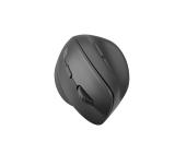 Natec Vertical Mouse Crake 2  BLUETOOTH 5.2 + 2.4GHZ BLACK 2400dpi, Right handed, black