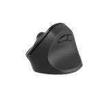 Natec Vertical Mouse Crake 2  BLUETOOTH 5.2 + 2.4GHZ BLACK 2400dpi, Right handed, black