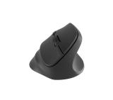 Natec Vertical Mouse Crake 2  BLUETOOTH 5.2 + 2.4GHZ BLACK 2400dpi, Right handed, black