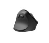 Natec Vertical Mouse Crake 2  BLUETOOTH 5.2 + 2.4GHZ BLACK 2400dpi, Left handed, black