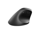 Natec Vertical Mouse Crake 2  BLUETOOTH 5.2 + 2.4GHZ BLACK 2400dpi, Left handed, black