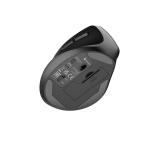 Natec Vertical Mouse Crake 2  BLUETOOTH 5.2 + 2.4GHZ BLACK 2400dpi, Left handed, black