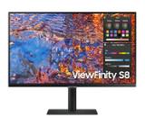 Samsung 27B800, 27" IPS LED, 60 Hz, 5 ms GTG, 3840x2160, 300 cd/m2, Flicker Free, PBP, PIP, USB-C 90W, 3xUSB 3.0, Display Port 1.4, 2xHDMI 2.2, Black