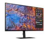 Samsung 32B800 32" IPS LED, 60 Hz, 5 ms GTG, 3840x2160, 300 cd/m2, Flicker Free, PBP, PIP, USB-C 90W, 3xUSB 3.0, Display Port 1.4, 2xHDMI 2.2, Black