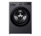 LG F4WR510SBM, Washing Machine, 10 kg, 1400 rpm, AI DD, Steam, Stainless steel fins (99% antibacterial*), Smart Diagnosis, Energy Efficiency A, Spin Efficiency A, Middle Black