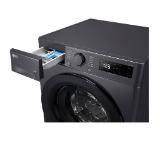 LG F4WR510SBM, Washing Machine, 10 kg, 1400 rpm, AI DD, Steam, Stainless steel fins (99% antibacterial*), Smart Diagnosis, Energy Efficiency A, Spin Efficiency A, Middle Black