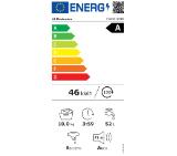 LG F4WR510SBM, Washing Machine, 10 kg, 1400 rpm, AI DD, Steam, Stainless steel fins (99% antibacterial*), Smart Diagnosis, Energy Efficiency A, Spin Efficiency A, Middle Black