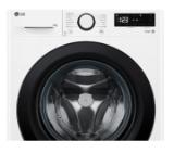 LG F4WR510SBW, Washing Machine, 10 kg, 1400 rpm, AI DD, Steam, Stainless steel fins (99% antibacterial*), Smart Diagnosis, Energy Efficiency A, Spin Efficiency A, White