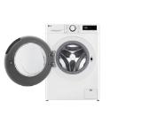 LG F4WR509SWW, Washing Machine, 9 kg, 1400 rpm, AI DD, Steam, Stainless steel fins (99% antibacterial*), Smart Diagnosis, Energy Efficiency A, Spin Efficiency A, White