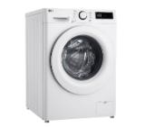 LG F4WR509SWW, Washing Machine, 9 kg, 1400 rpm, AI DD, Steam, Stainless steel fins (99% antibacterial*), Smart Diagnosis, Energy Efficiency A, Spin Efficiency A, White