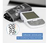 Beurer BM 53 upper arm blood pressure monitor, 120 memory space, XL display with backlight, Detection of atrial fibrillation (AFIB), HSD, Risk indicator, USB-C connection, Arrhythmia detection, Cuff size from 22 - 42 cm, Storage bag