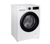 Samsung WW80CGC04DAELE, Washing Machine, 8 kg, 1400 rpm,  Digital inverter motor, Energy Efficiency A, Spin Efficiency B, Eco Bubble, Bubble Soak, Hygiene Steam, WiFi , Smart Things, AI Energy mode, White, Black door