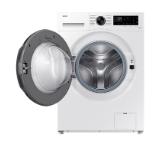 Samsung WW80CGC04DAELE, Washing Machine, 8 kg, 1400 rpm,  Digital inverter motor, Energy Efficiency A, Spin Efficiency B, Eco Bubble, Bubble Soak, Hygiene Steam, WiFi , Smart Things, AI Energy mode, White, Black door