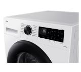 Samsung WW80CGC04DAELE, Washing Machine, 8 kg, 1400 rpm,  Digital inverter motor, Energy Efficiency A, Spin Efficiency B, Eco Bubble, Bubble Soak, Hygiene Steam, WiFi , Smart Things, AI Energy mode, White, Black door