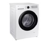 Samsung WW90CGC04DAHLE, Washing Machine, 9 kg, 1400 rpm,  Digital inverter motor, Energy Efficiency A, Spin Efficiency B, Eco Bubble, Bubble Soak, Hygiene Steam, WiFi , Smart Things, AI Energy mode, White, Black door