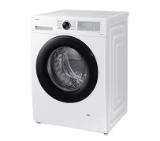 Samsung WW90CGC04DAHLE, Washing Machine, 9 kg, 1400 rpm,  Digital inverter motor, Energy Efficiency A, Spin Efficiency B, Eco Bubble, Bubble Soak, Hygiene Steam, WiFi , Smart Things, AI Energy mode, White, Black door