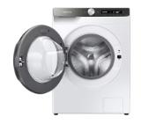 Samsung WW80T534DATAS7, Washing Machine, 8 kg, 1400 rpm,  Digital inverter motor, Energy Efficiency A, Spin Efficiency B, AI Control, Auto dispense, Eco Bubble, Bubble Soak, Hygiene Steam, WiFi , Smart Things, AI Energy mode, White, Black door