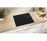 Bosch PIE631HC1E, SER6, Induction electric cooktop, 60 cm, 4 zones, Ring Zone, DirectSelect, PerfectFry Plus, HC, Black