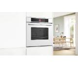 Bosch HBG7341W1, SER8, Built-in oven 60 x 60 cm, 71 l, TFT touch display, Digital control ring, Hotair Gentle, Air Fry function, A+, Eco Clean Direct, Oven Assistant, Home Connect, White