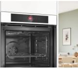 Bosch HBG7741W1, SER8, Built-in oven 60 x 60 cm, 71 l, TFT touch display, Digital control ring, Hotair Gentle, Air Fry function, A+, Pyrolytic+Hydrolytic, Oven Assistant, Home Connect, White