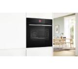 Bosch HBG7742B1, SER8, Built-in oven 60 x 60 cm, 71 l, TFT touch display, Digital control ring, Hotair Gentle, Air Fry function, Meat Probe, A+, Pyrolytic+Hydrolytic, Oven Assistant, Home Connect, Black