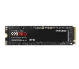 Samsung SSD 990 PRO 4TB PCIe 4.0 NVMe 2.0 M.2 V-NAND 3-bit MLC, 256-bit Encryption, Read 7450 MB/s Write 6900 MB/s