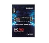 Samsung SSD 990 PRO 4TB PCIe 4.0 NVMe 2.0 M.2 V-NAND 3-bit MLC, 256-bit Encryption, Read 7450 MB/s Write 6900 MB/s