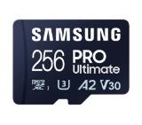 Samsung 256GB micro SD Card PRO Ultimate with USB Reader , UHS-I, Read 200MB/s - Write 130MB/s, U3, V30, A2