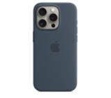 Apple iPhone 15 Pro Silicone Case with MagSafe - Storm Blue