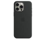 Apple iPhone 15 Pro Max Silicone Case with MagSafe - Black