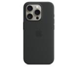 Apple iPhone 15 Pro Silicone Case with MagSafe - Black