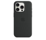 Apple iPhone 15 Pro Silicone Case with MagSafe - Black