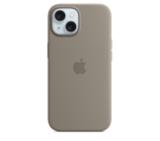 Apple iPhone 15 Silicone Case with MagSafe - Clay